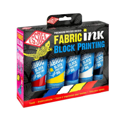 Set Assorted Fabric Block Printing Ink Essdee